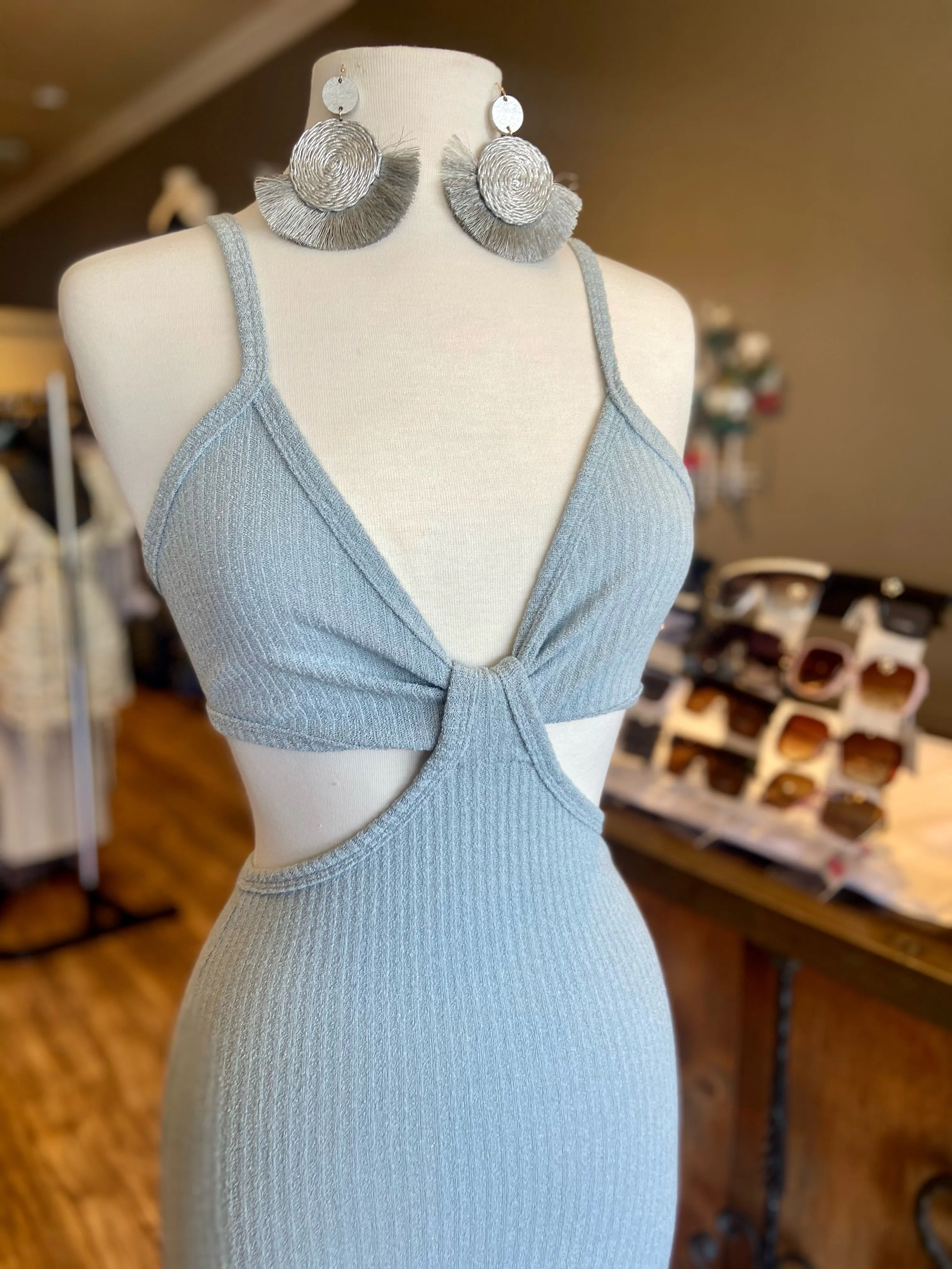 Knit Middy Bralette Connected Dress FINAL SALE