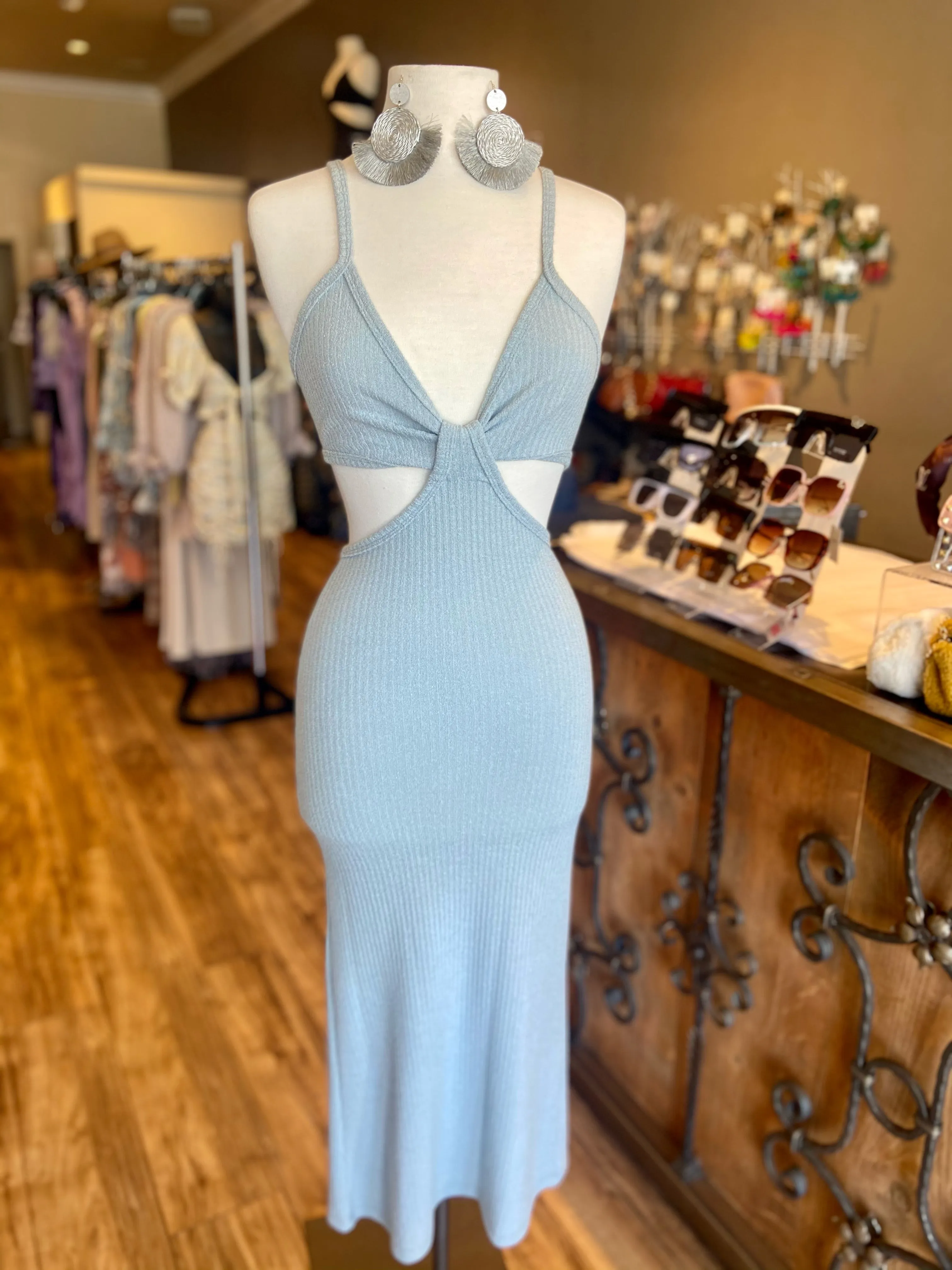 Knit Middy Bralette Connected Dress FINAL SALE