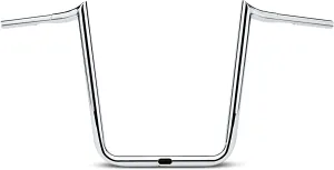 LA Choppers LA-7353-18 1-1/4in. Hefty Prime Ape Handlebars - 18in. Rise - Chrome