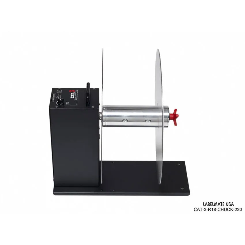 Labelmate Standard Heavy-Duty Rewinder - CAT-3-R18-CHUCK-220