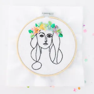 Lady Picasso Embroidery Kit