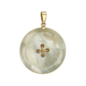 Large Button Pendant