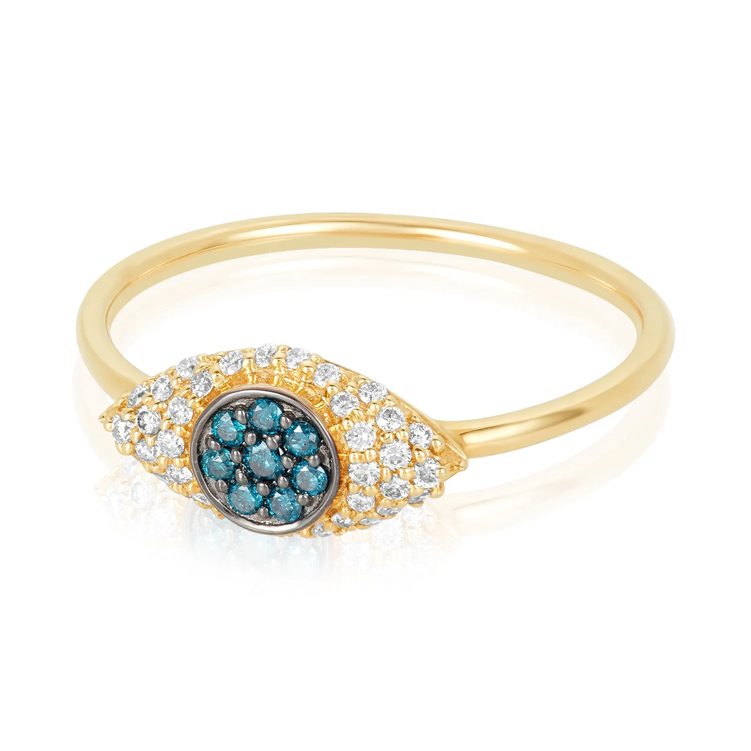 Large Evil Eye Ring