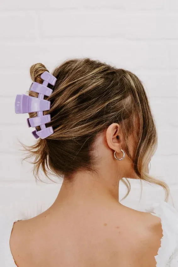 Large Teleties Claw Clip - Lilac You