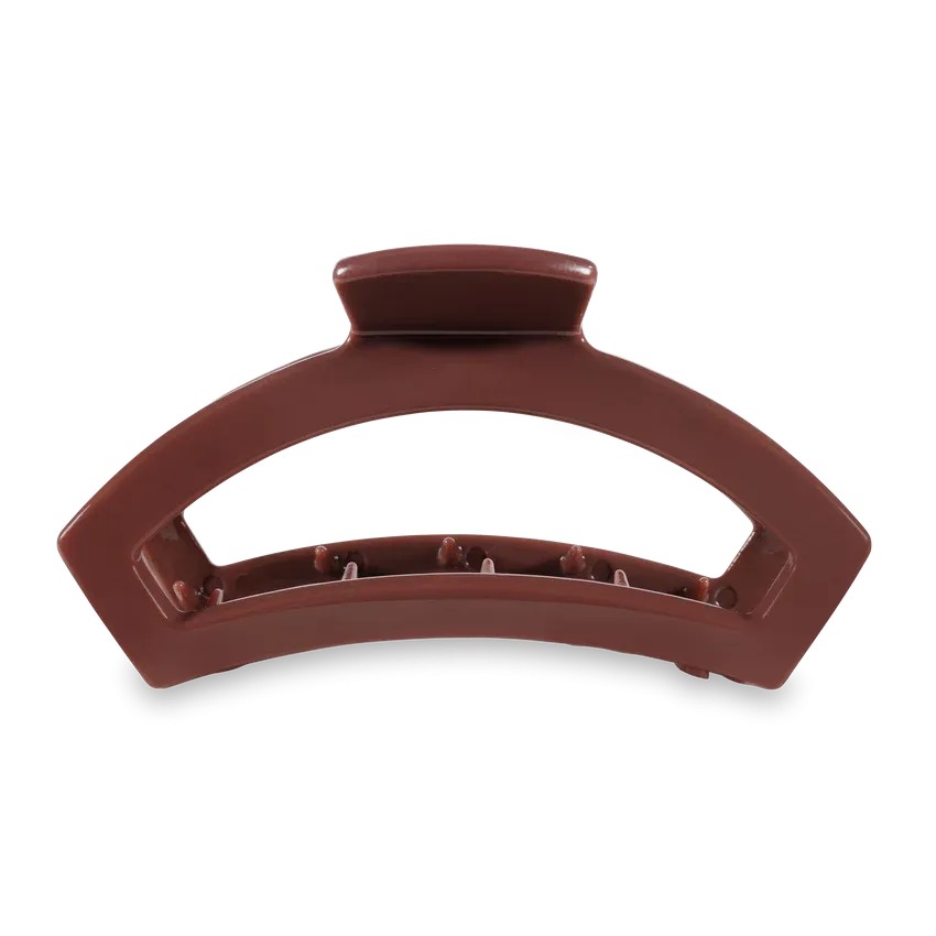 Large Teleties Open Claw Clip - Nutmeg