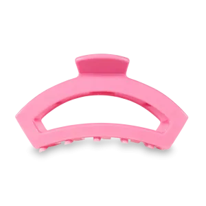 Large Teleties Open Claw Clip - Peonies Please
