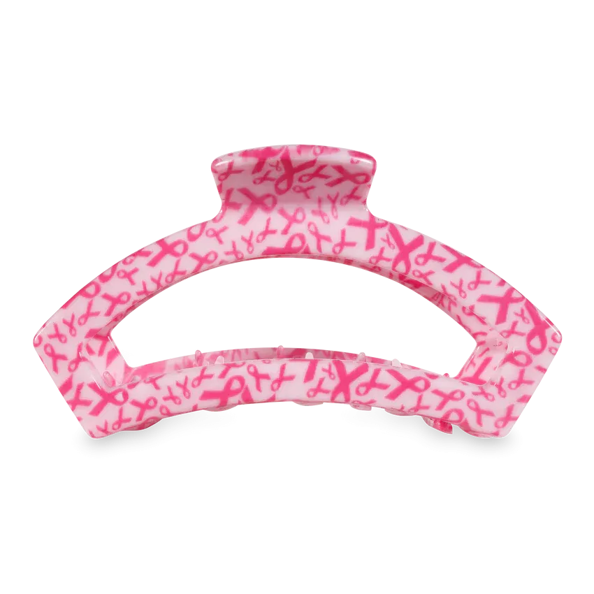 Large Teleties Open Claw Clip - Wrapped in Ribbons