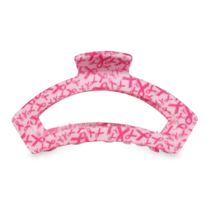 Large Teleties Open Claw Clip - Wrapped in Ribbons