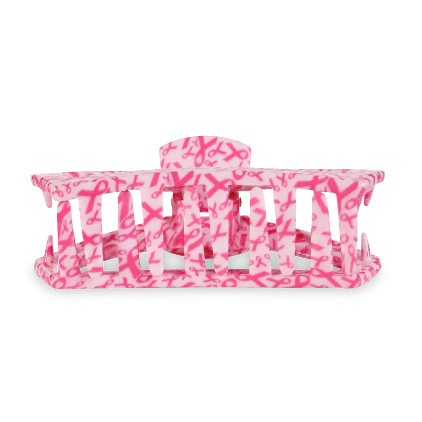 Large Teleties Open Claw Clip - Wrapped in Ribbons
