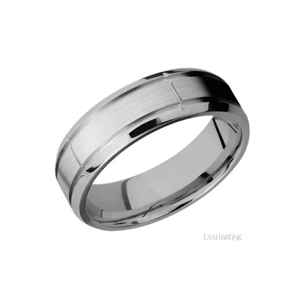 Lashbrook Designs Cobalt Chrome Wedding Band