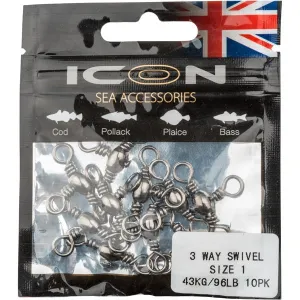 Leeda ICON 3 WAY SWIVEL SIZE1 10PK