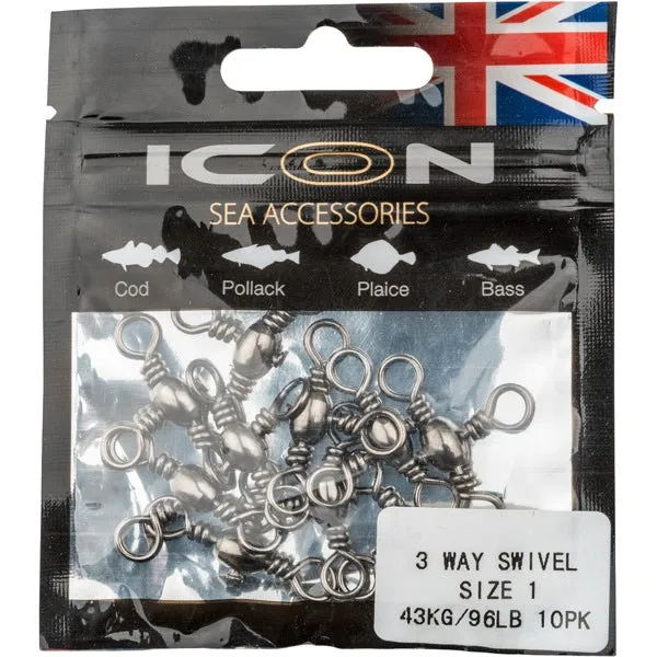Leeda ICON 3 WAY SWIVEL SIZE1 10PK