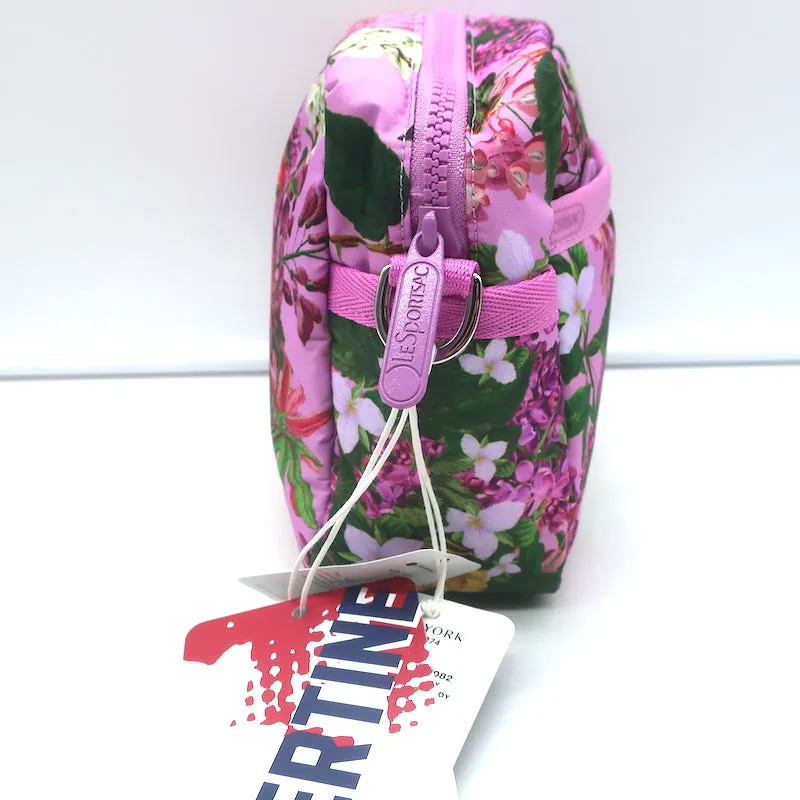 LeSportSac x Libertine Hamish Floral Deluxe Crossbody Bag Pink NEW