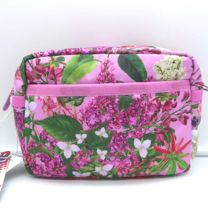 LeSportSac x Libertine Hamish Floral Deluxe Crossbody Bag Pink NEW