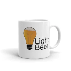 Light Beer Lite Bulb Coffee Mug
