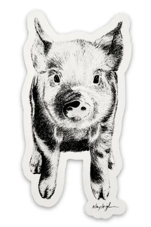Little Piggie Vinyl Stickers