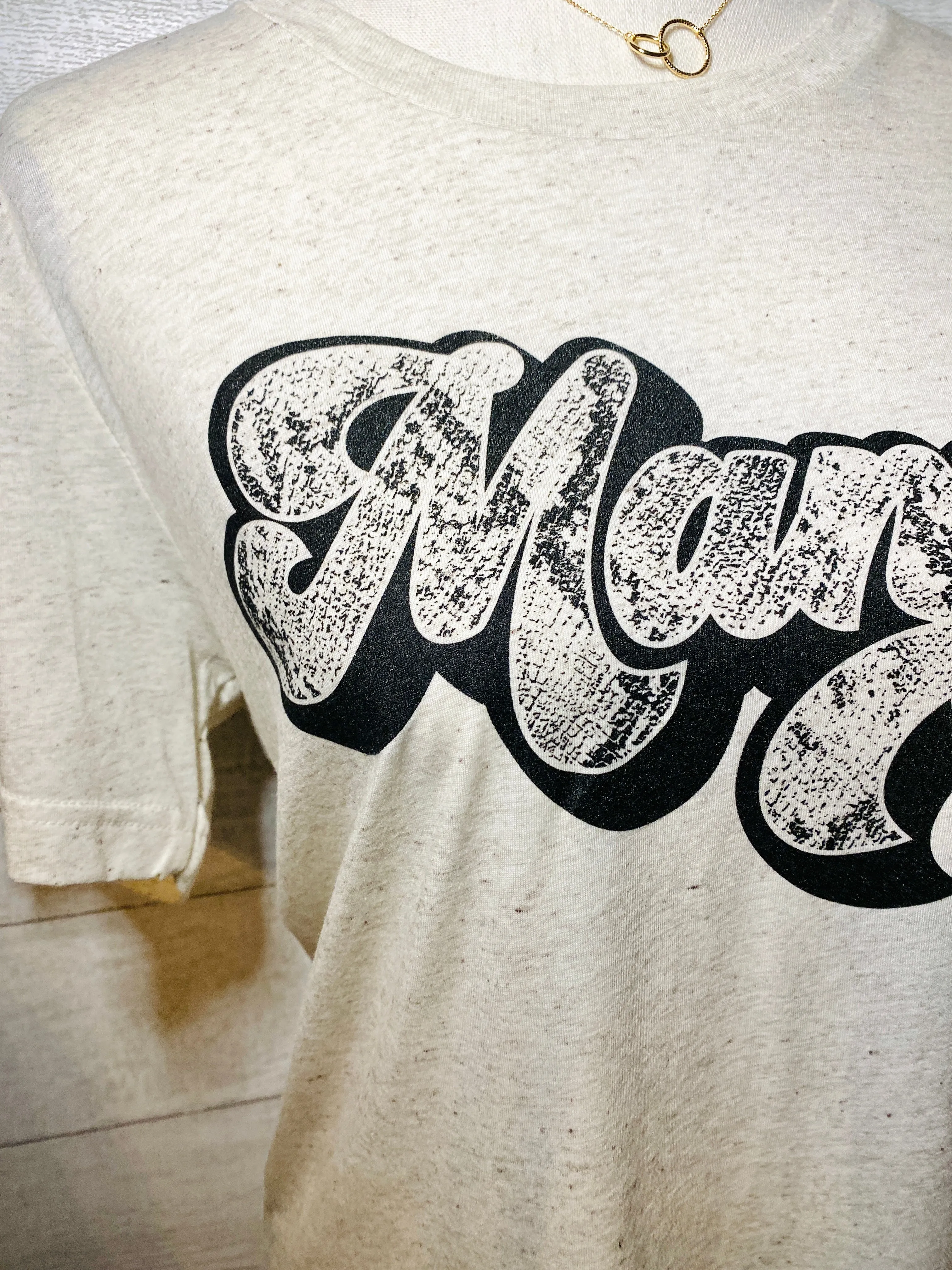 Living On The Edge Snake Print Mama Tee
