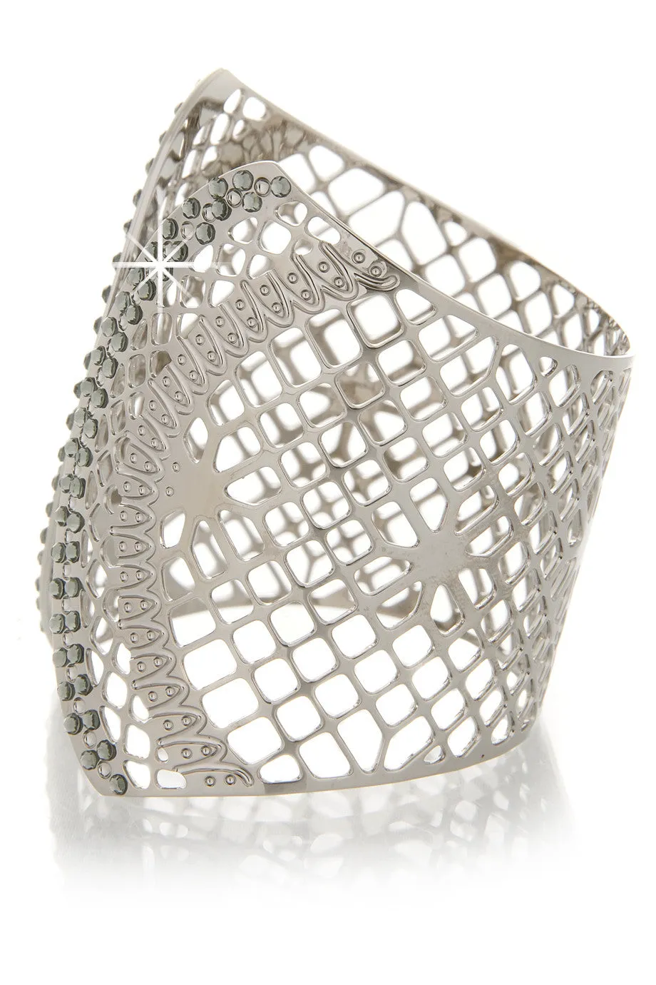 LK DESIGNS GWENORE Silver Lace Cuff