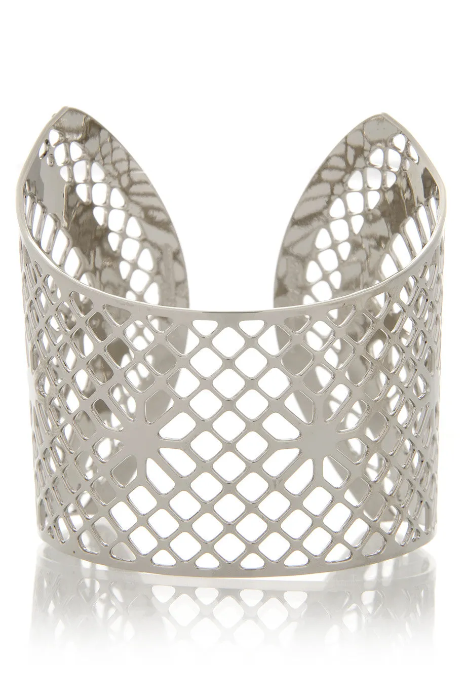 LK DESIGNS GWENORE Silver Lace Cuff