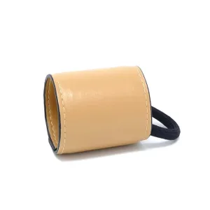 London Collection Vegan Leather Pony Cuff - Camel