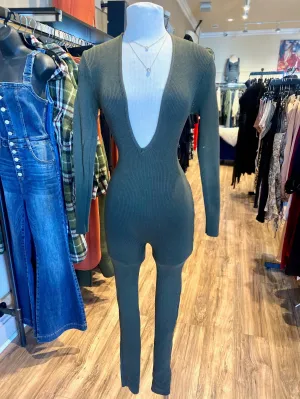 Long Sleeve Cotton Fitted Jumper