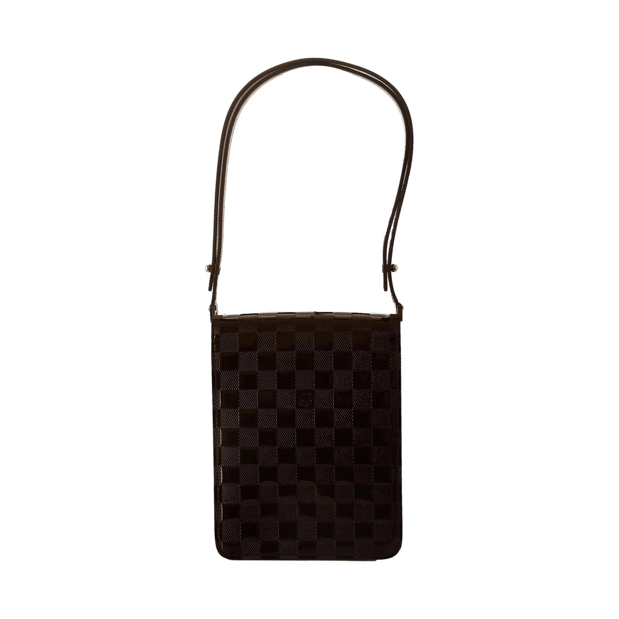 Louis Vuitton Brown Damier Vernis Shoulder Bag