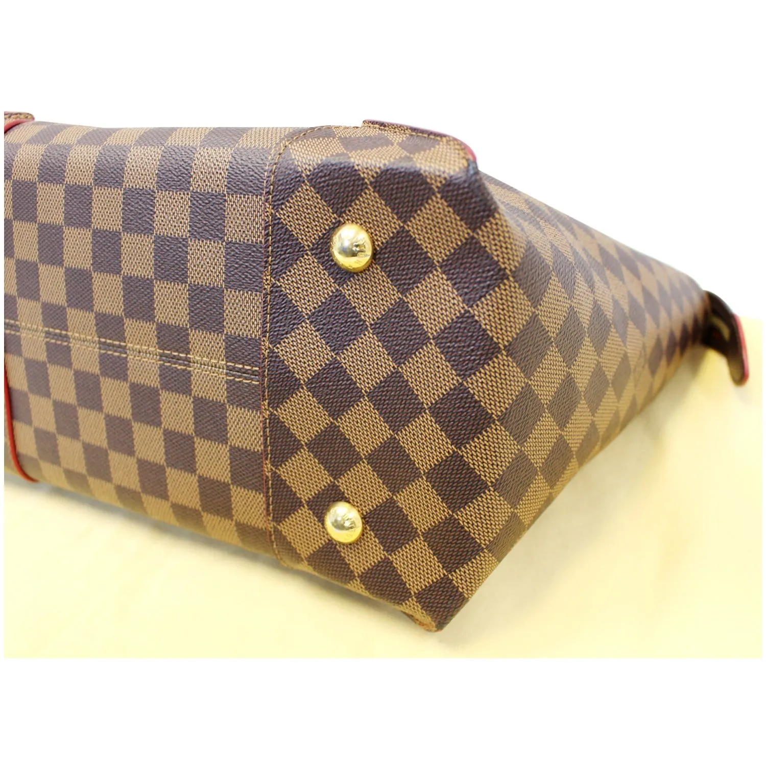 LOUIS VUITTON Caissa MM Damier Ebene Tote Bag