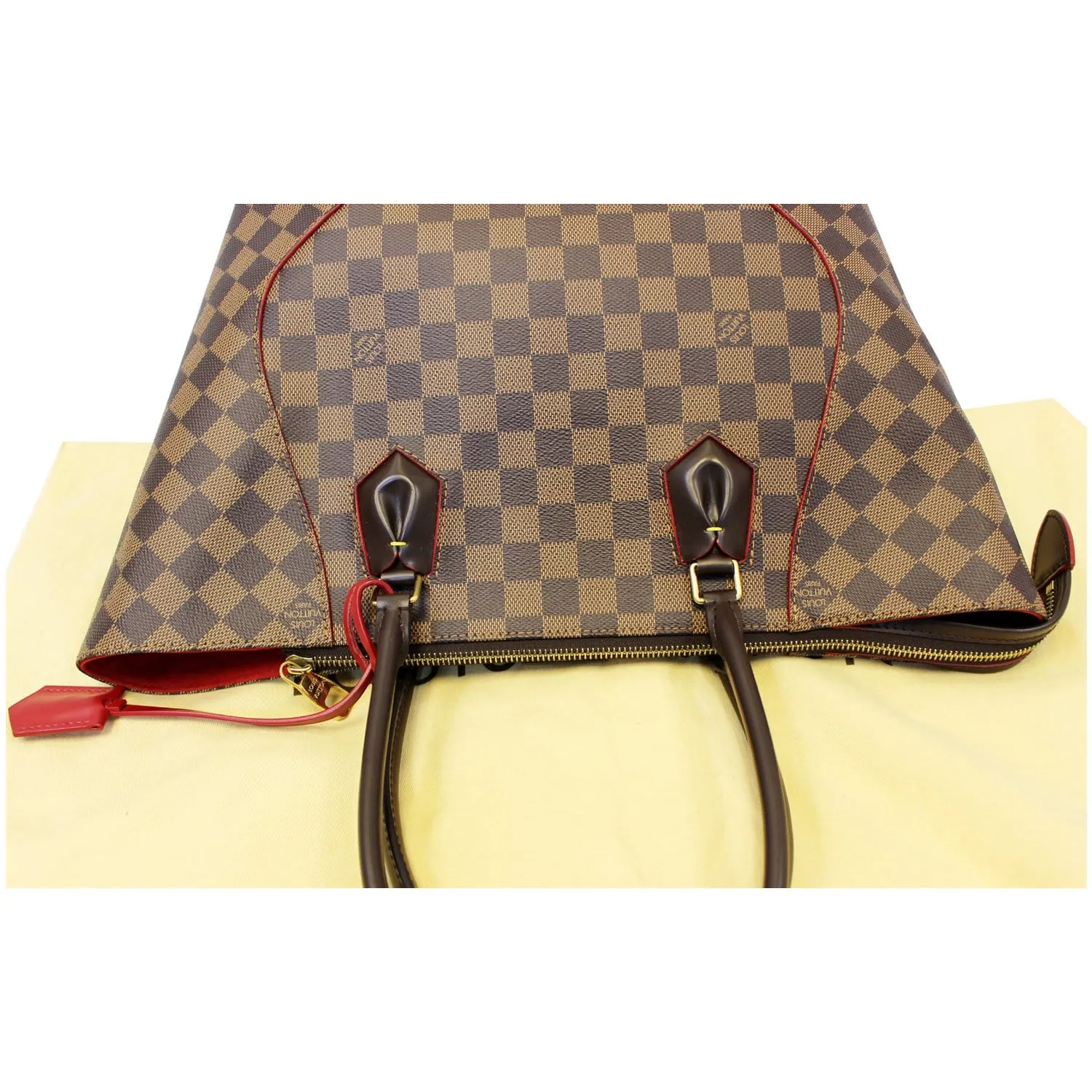 LOUIS VUITTON Caissa MM Damier Ebene Tote Bag
