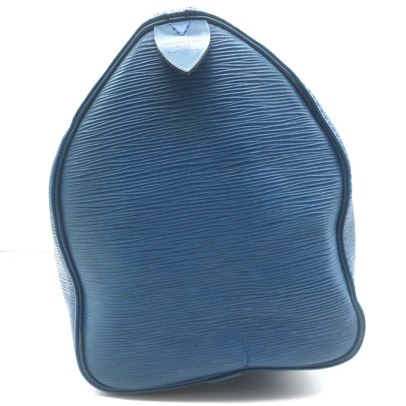 Louis Vuitton Speedy 30 Bag Toledo Blue Epi Leather