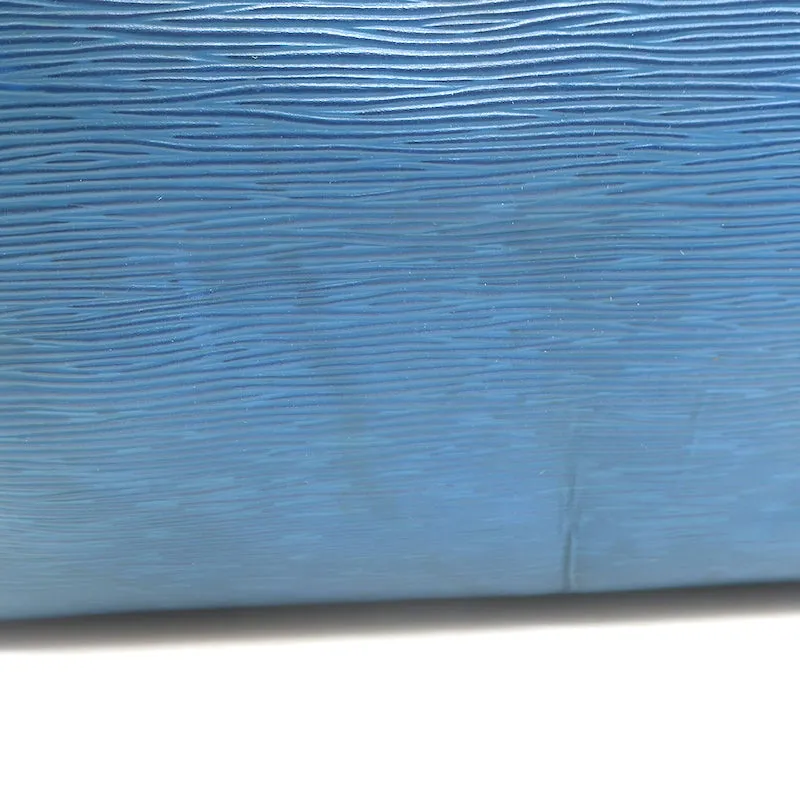 Louis Vuitton Speedy 30 Bag Toledo Blue Epi Leather