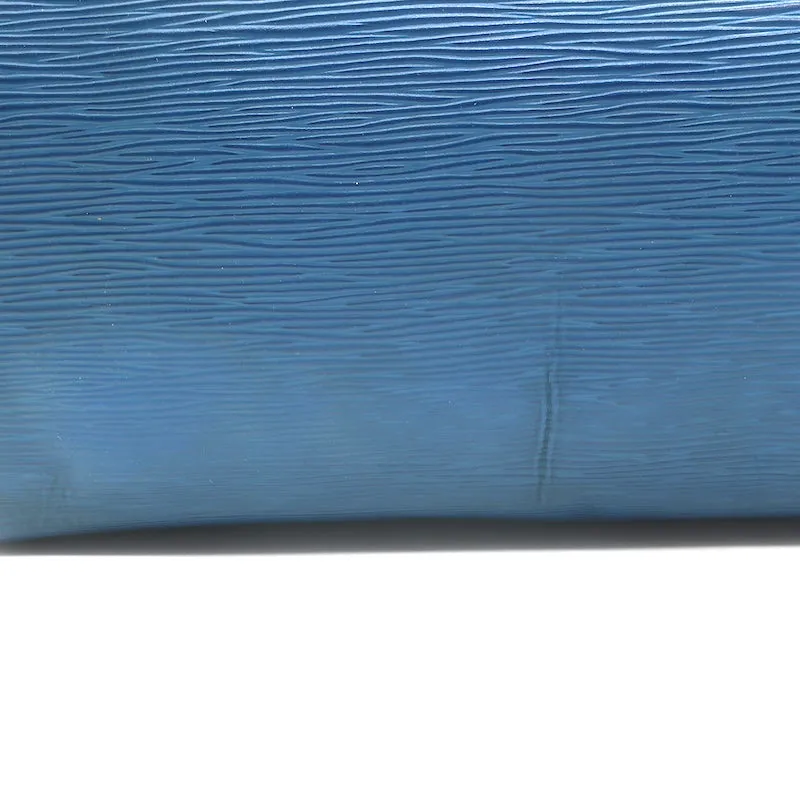 Louis Vuitton Speedy 30 Bag Toledo Blue Epi Leather