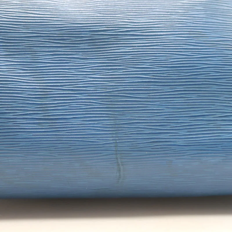 Louis Vuitton Speedy 30 Bag Toledo Blue Epi Leather