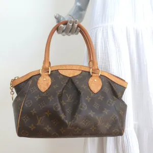Louis Vuitton Tivoli PM Shoulder Bag Brown Monogram Canvas