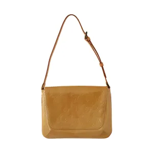 Louis Vuitton Yellow Monogram Vernis Shoulder Bag