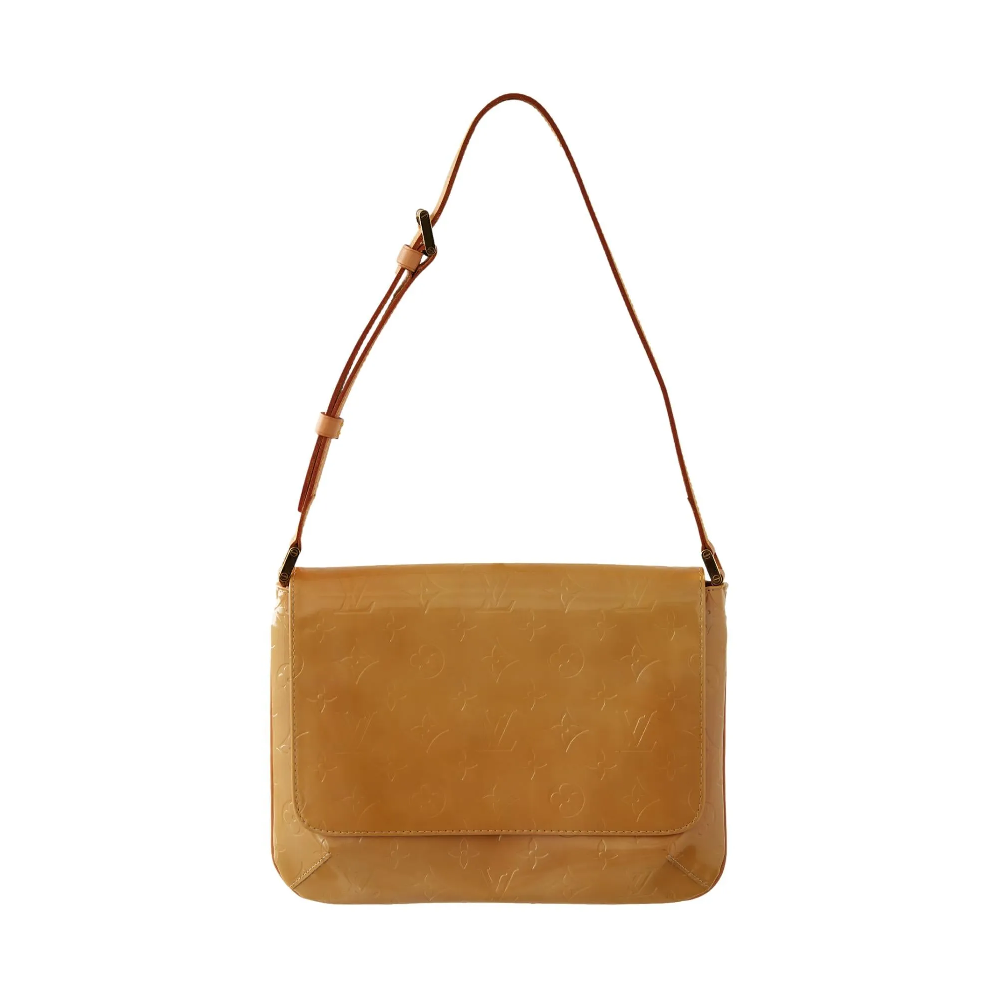 Louis Vuitton Yellow Monogram Vernis Shoulder Bag