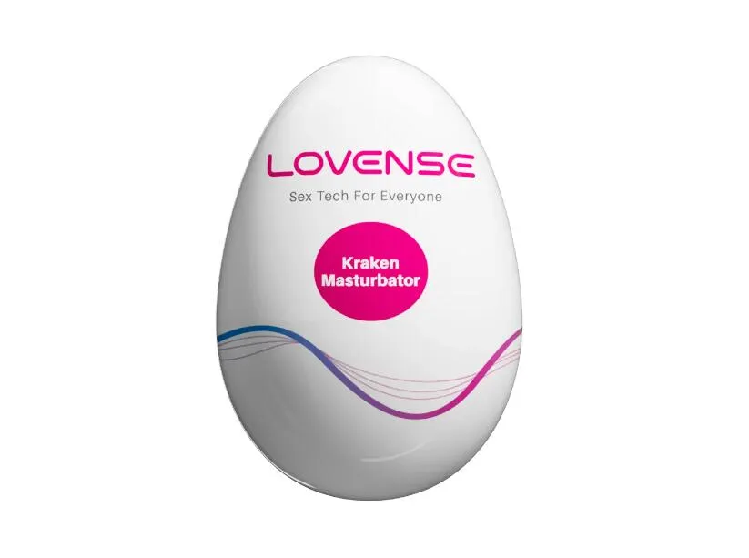 LOVENSE - KRAKEN SOFT STRETCHY EGG MASTURBATOR PACK OF 6 Vibrtor egg