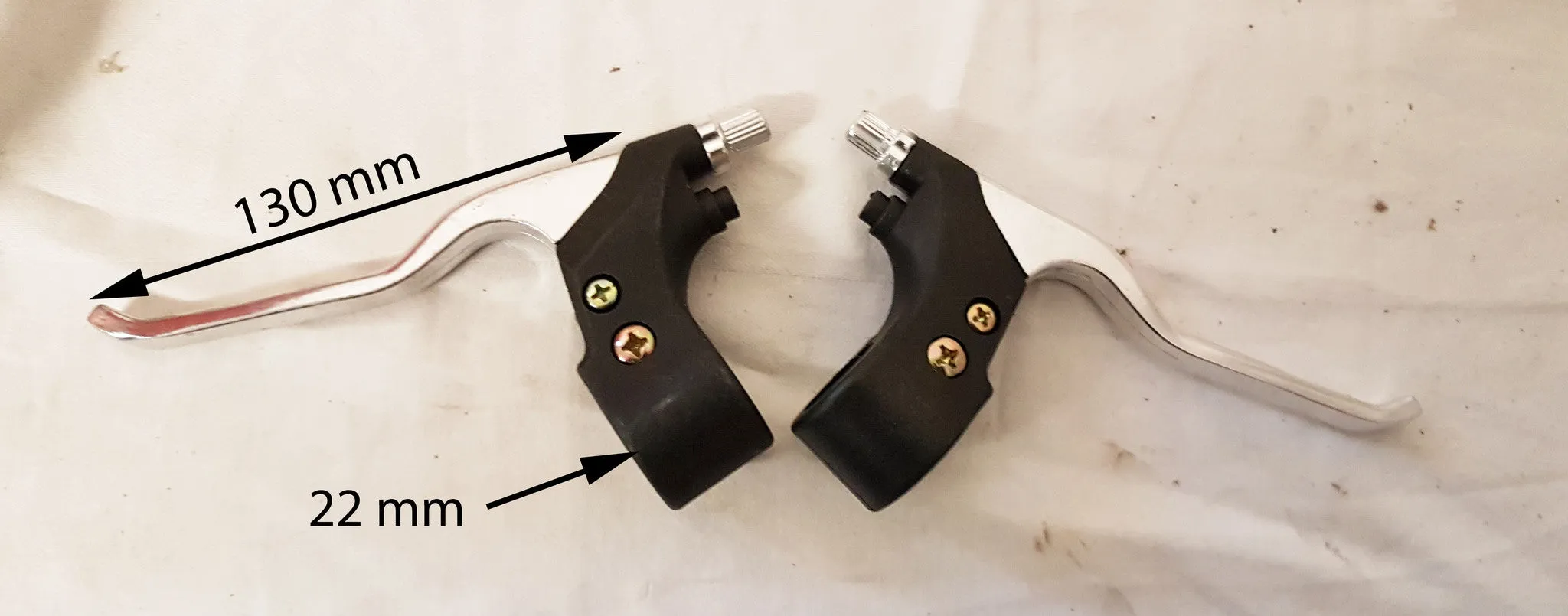 LS17 BRAKE LEVER SET FRONT & REAR BRAKE LEVERS FOR STORM & DB-49  49CC MINI DIRT BIKE
