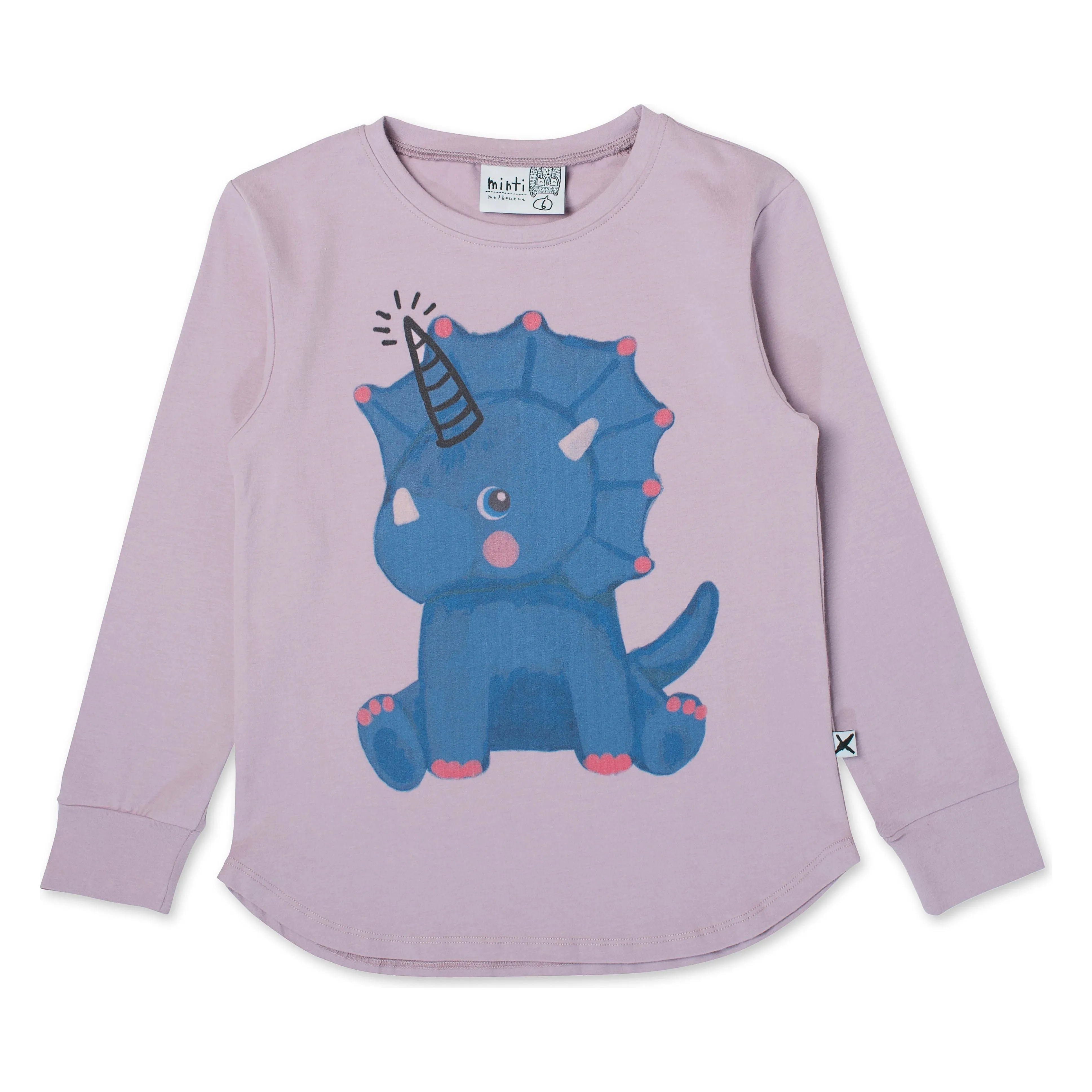 Magical Dino Tee - Muted Purple