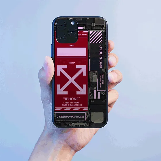 Mainboard Industrial LED Case for iPhone