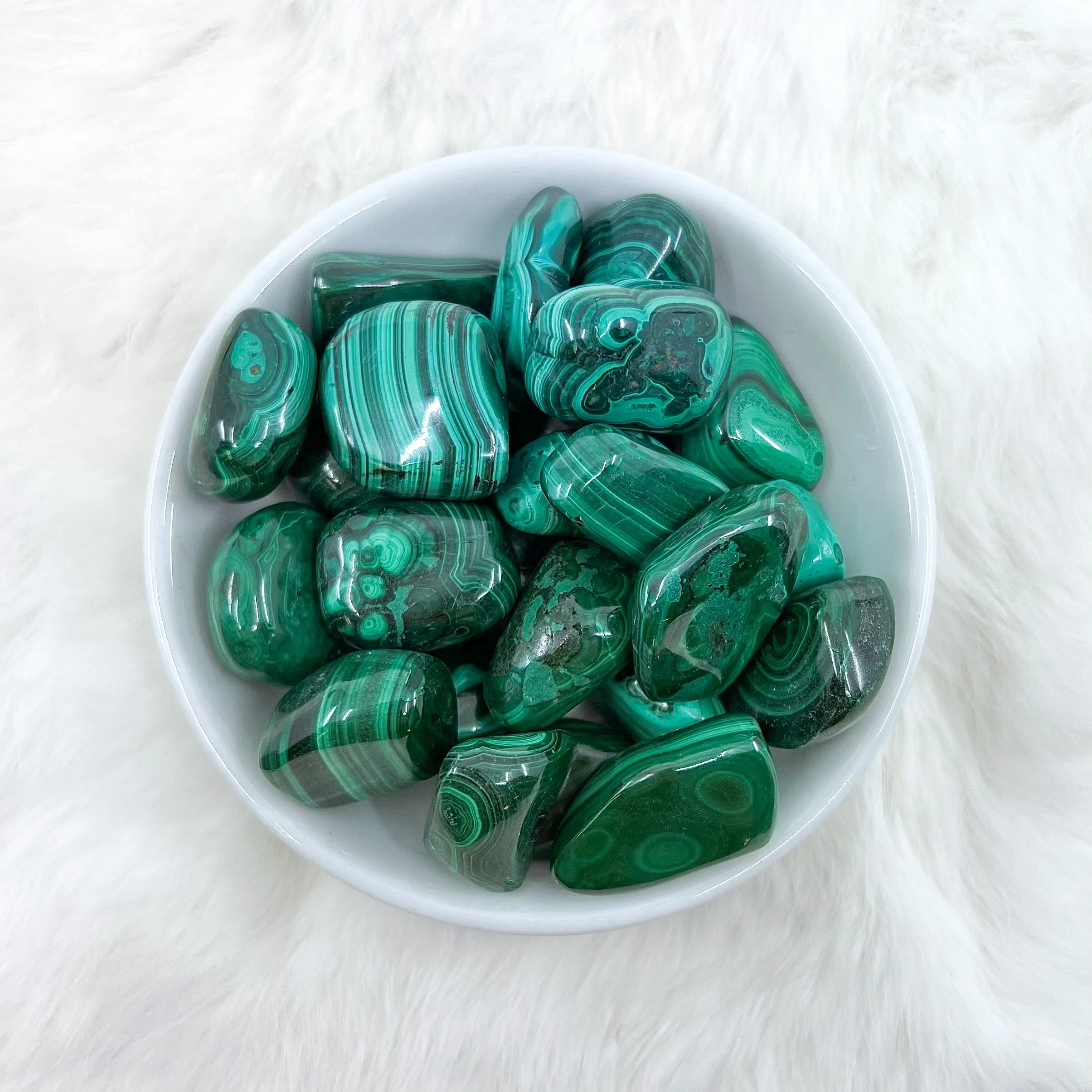 Malachite Tumbled