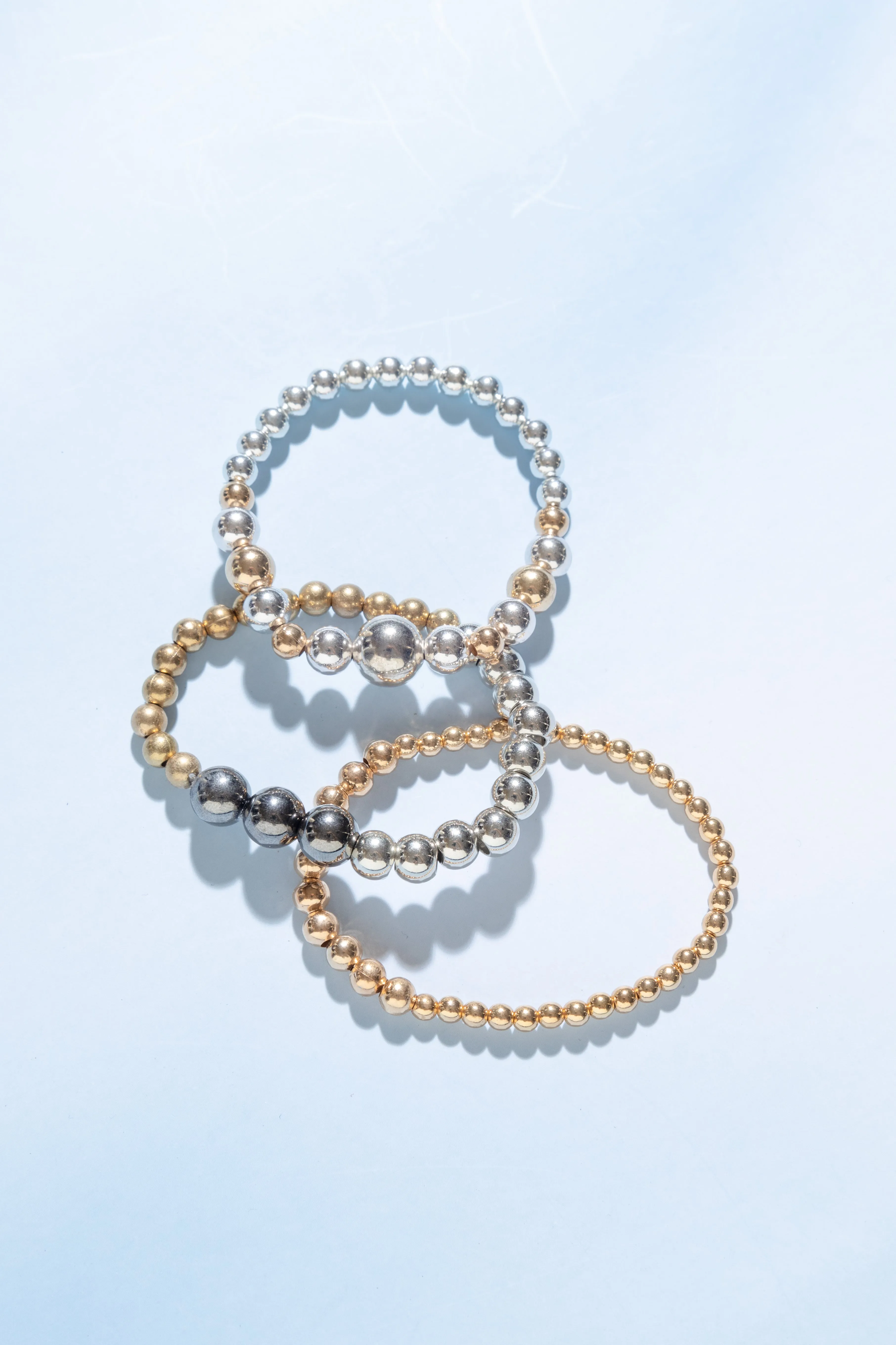 Marichu Gold Silver Nugget Bracelet
