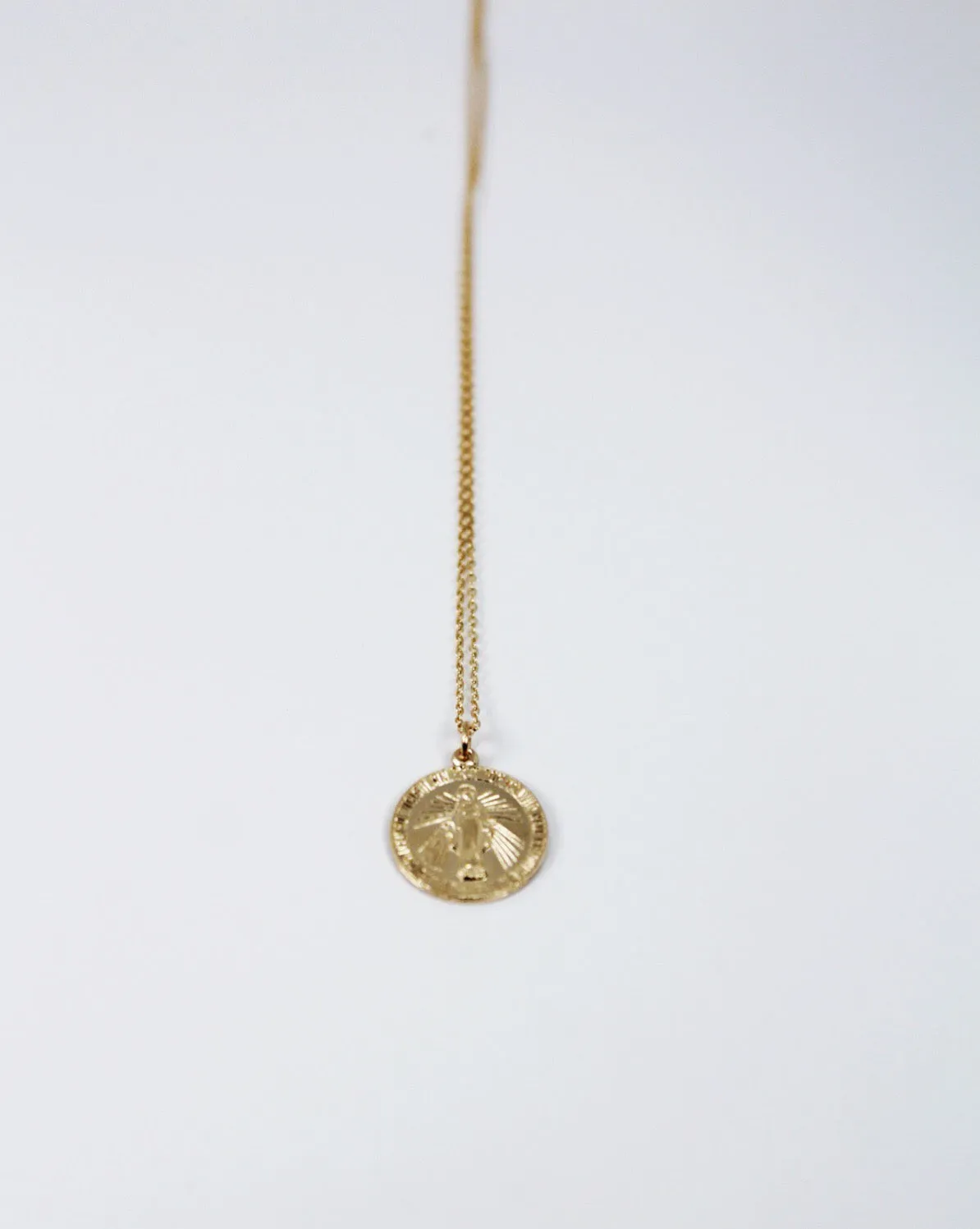 Mary Necklace, Gold Fill