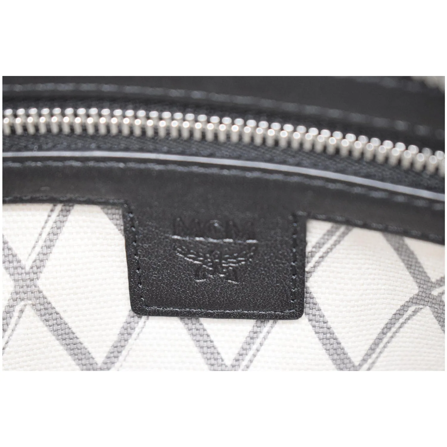 MCM Worldwide Mini Toni Visetos Canvas Tote Bag Black