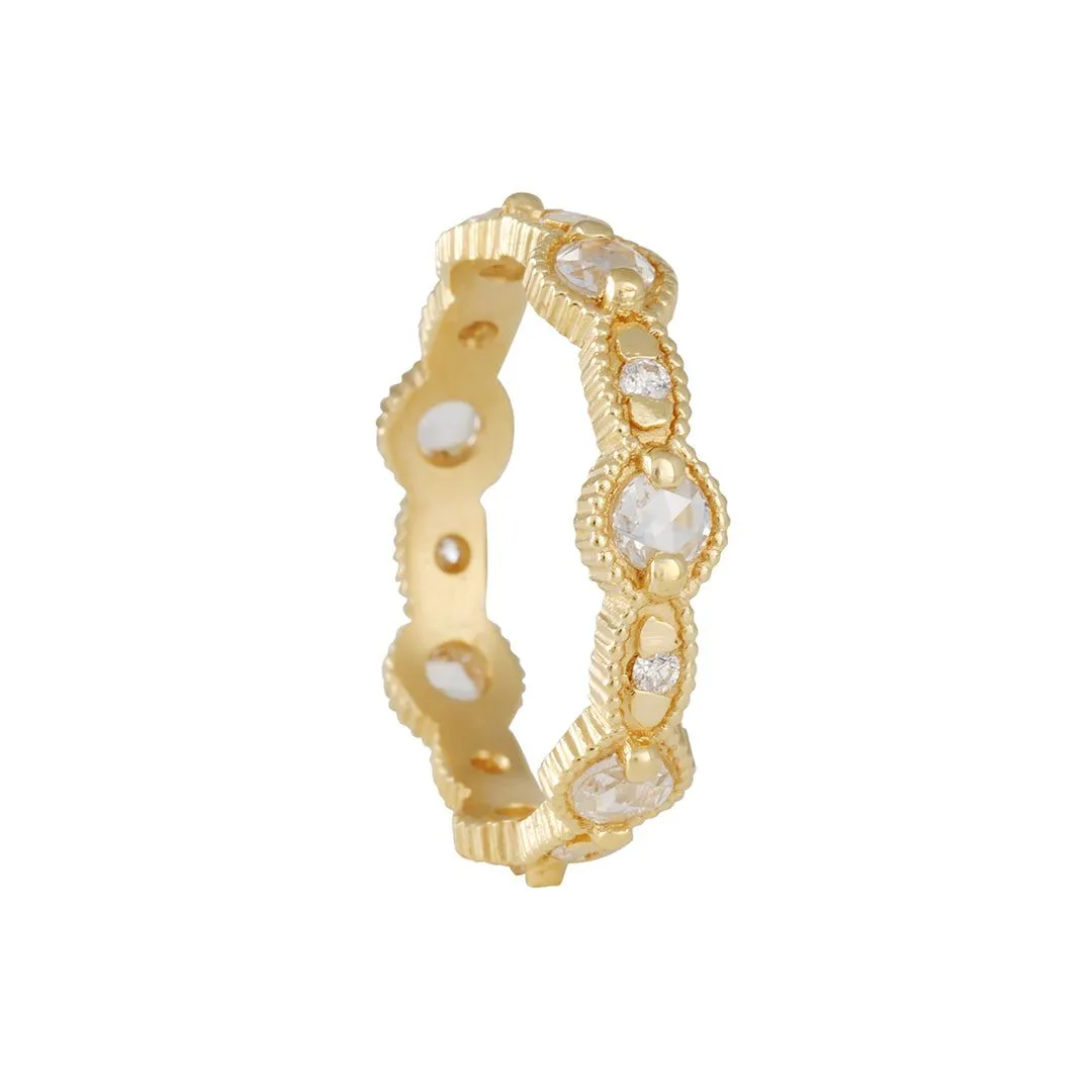 Megan Thorne - Ribbed Rose Cut Diamond Ring
