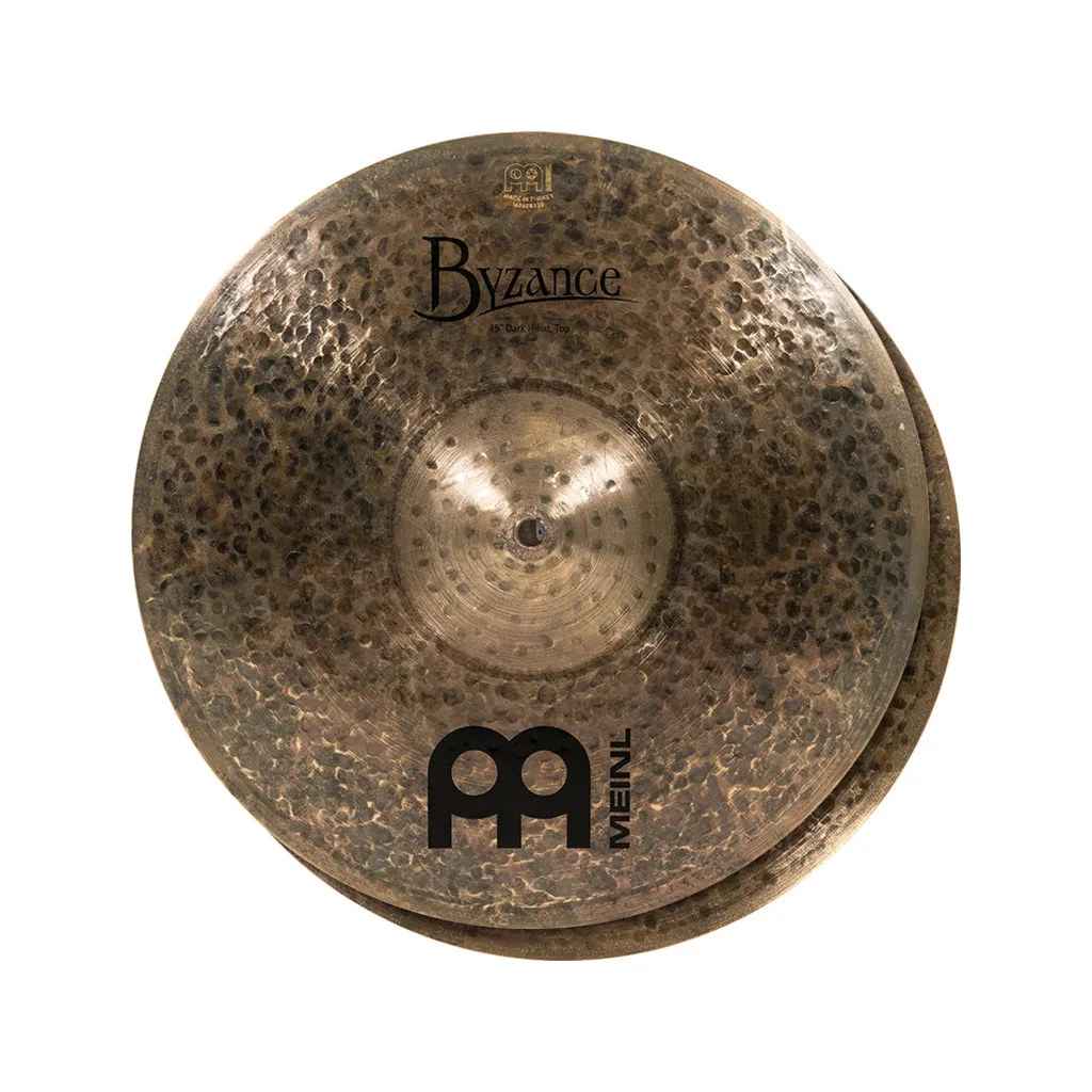 MEINL Cymbals B15DAH 15inch Byzance Dark Hihat, Pair