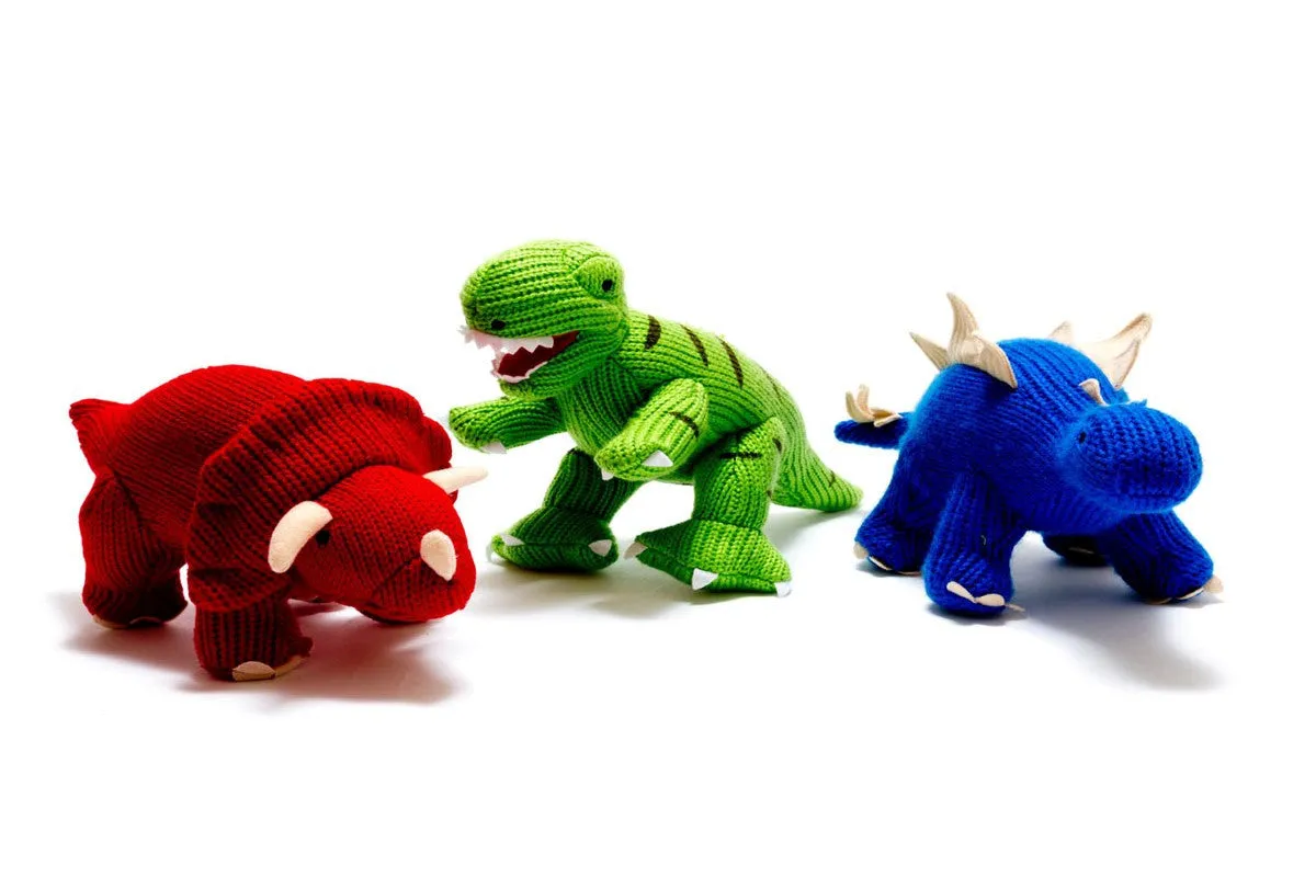 Mini Knitted Stegosaurus