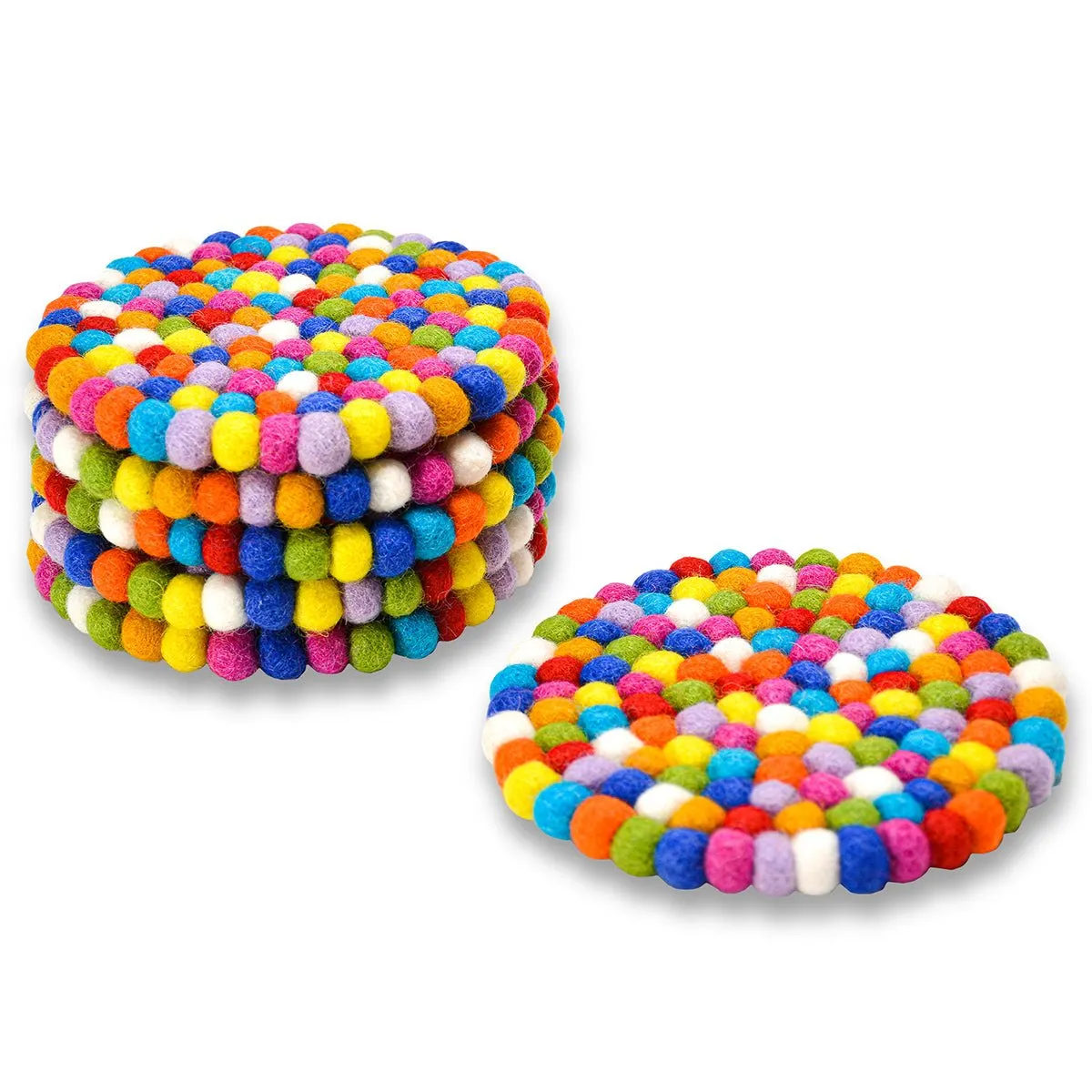 Mini Round Ball Mat- Multi Color