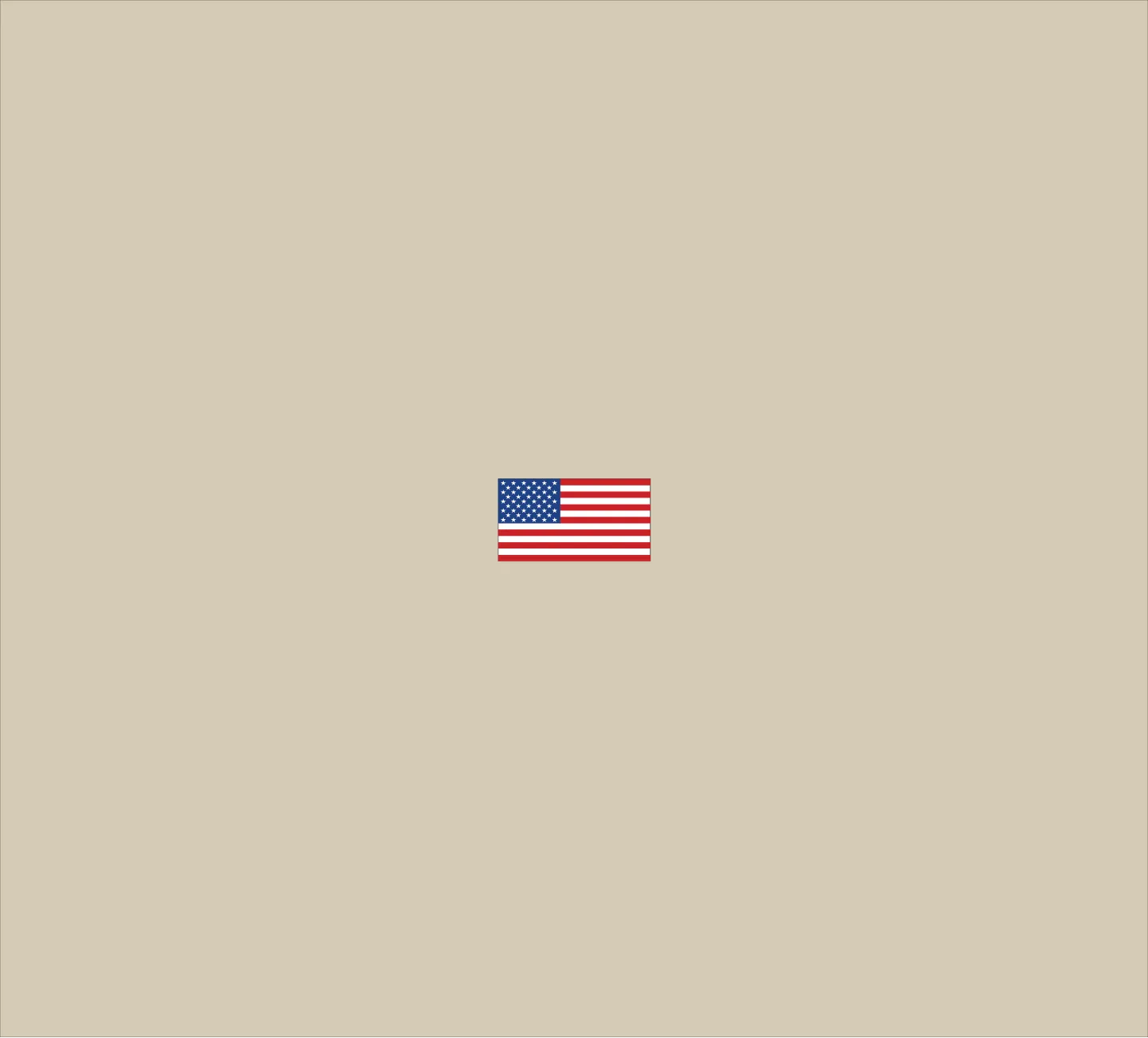 Mini Small USA Flag (No Outline)
