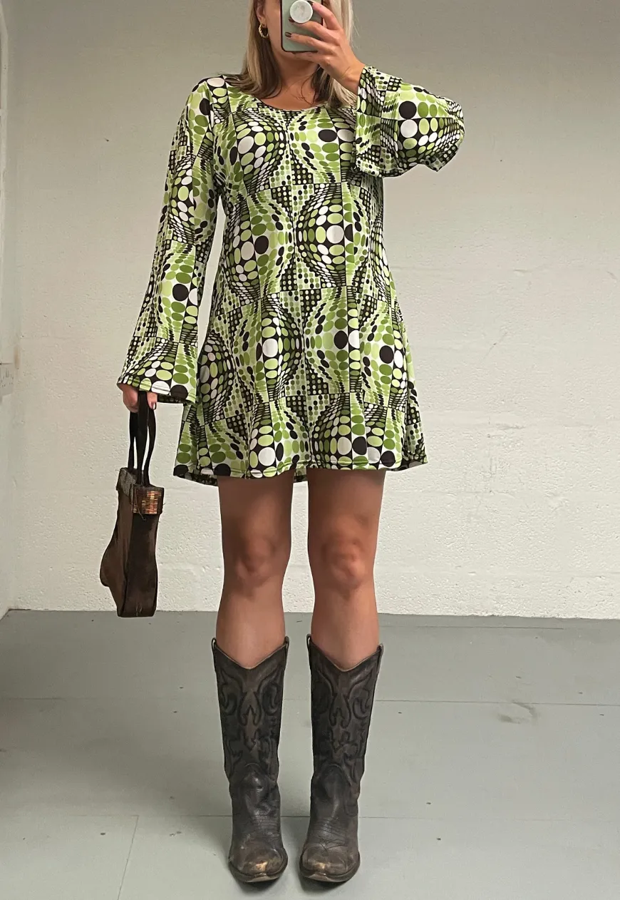 MINT AERO SWING MINI DRESS