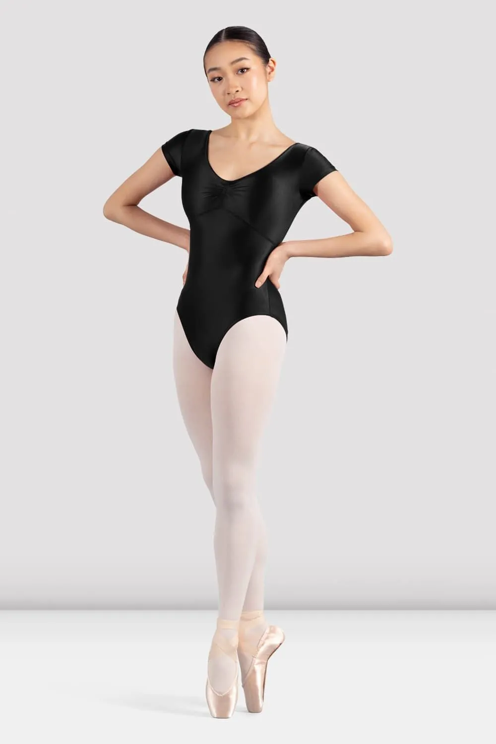 Mirella M3117LM Glow Cap Sleeve Leotard